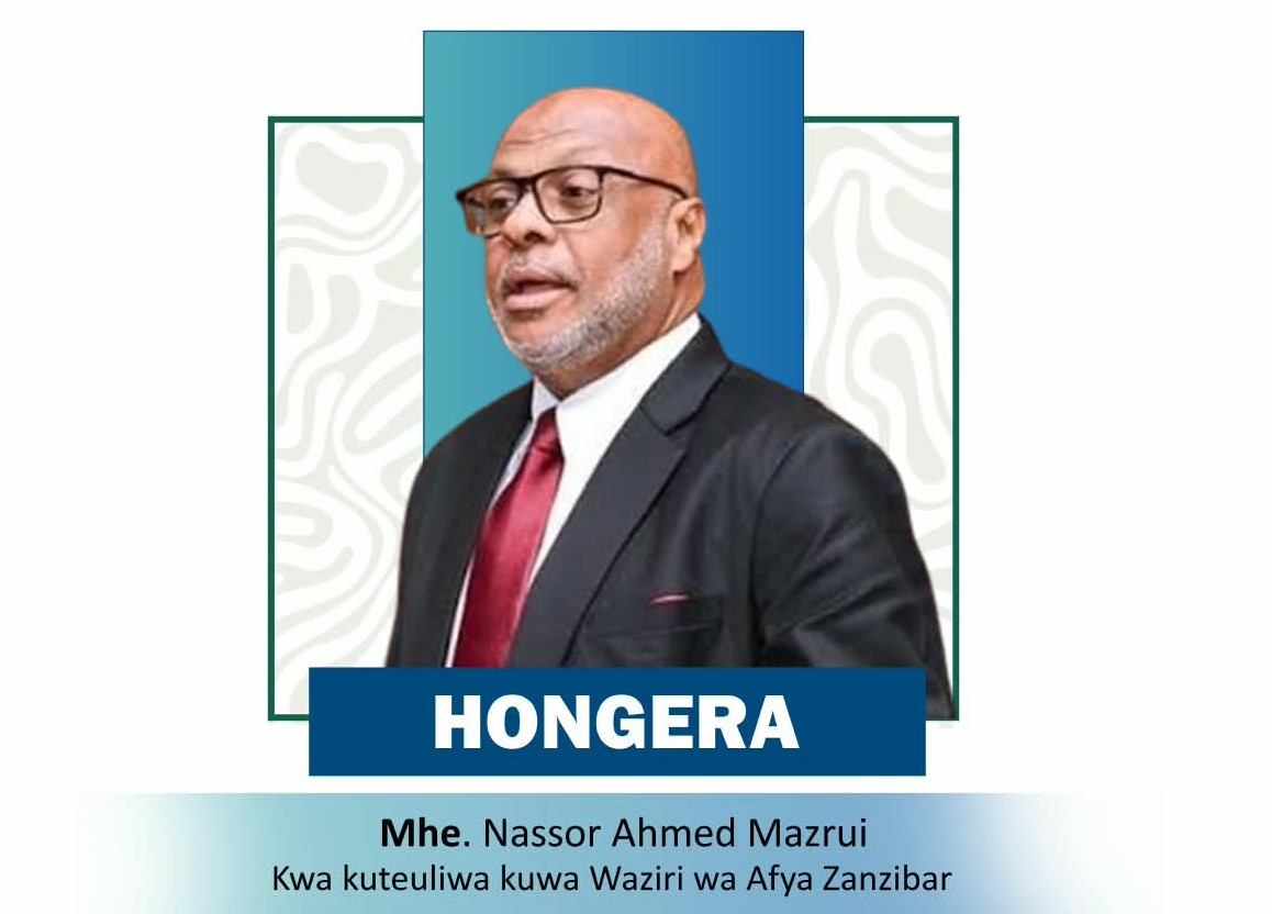 pongezi kwa waziri wa afya